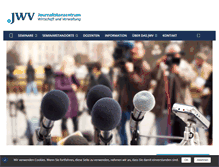 Tablet Screenshot of journalistenzentrum-jwv.de